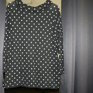 Talbots rolled round neck sweater